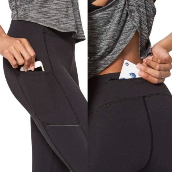 Lululemon Speed Up Tight, Full-On Luxtreme, Black 8 - Gym, Workout, Activewear - Picture 2 of 7